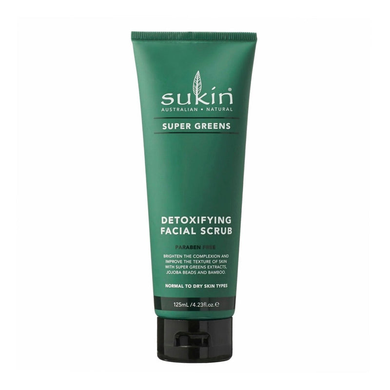 Sukin Super Greens Detoxifying Facial Scrub 125mL - Vital Pharmacy Supplies