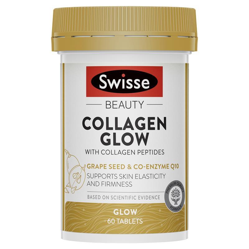 Swisse Beauty Collagen Glow 60 Tablets - Vital Pharmacy Supplies