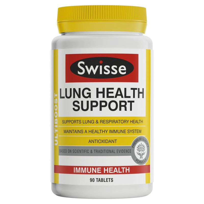 Swisse Lung Health Support 90 Tablets - Vital Pharmacy Supplies