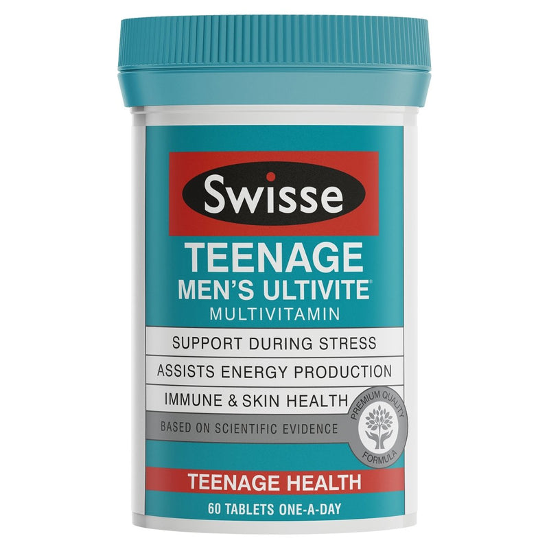 Swisse Men's Teenage Ultivite Multivitamin 60 Tablets - Vital Pharmacy Supplies