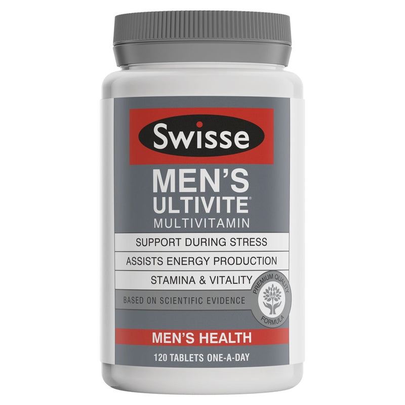 Swisse Men’s Ultivite Multivitamin 120 Tablets - Vital Pharmacy Supplies