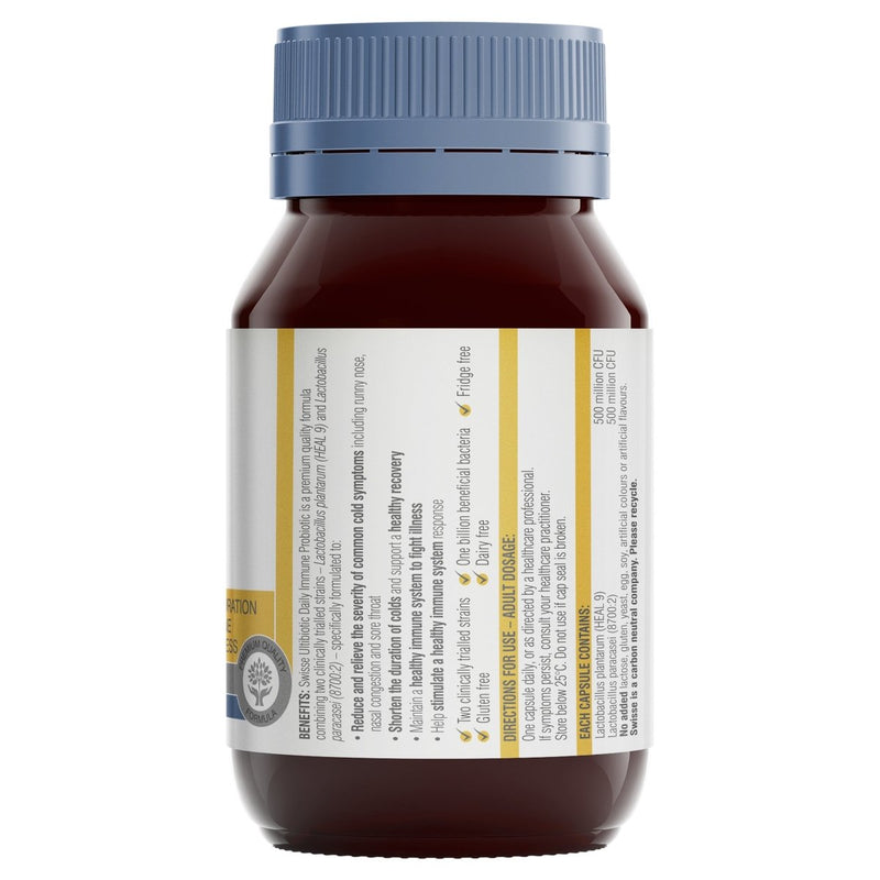 Swisse Ultibiotic Daily Immune Probiotic 30 Capsules - Vital Pharmacy Supplies