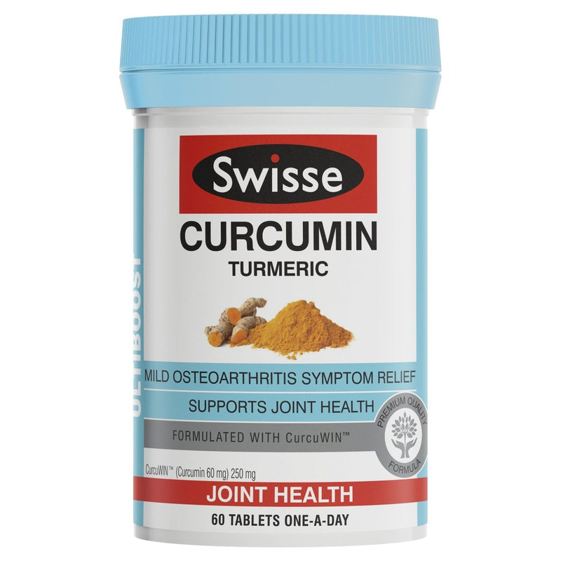 Swisse Ultiboost Curcumin 60 Tablets - Vital Pharmacy Supplies