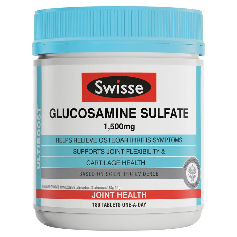 Swisse Ultiboost Glucosamine Sulfate 180 Tablets - Vital Pharmacy Supplies