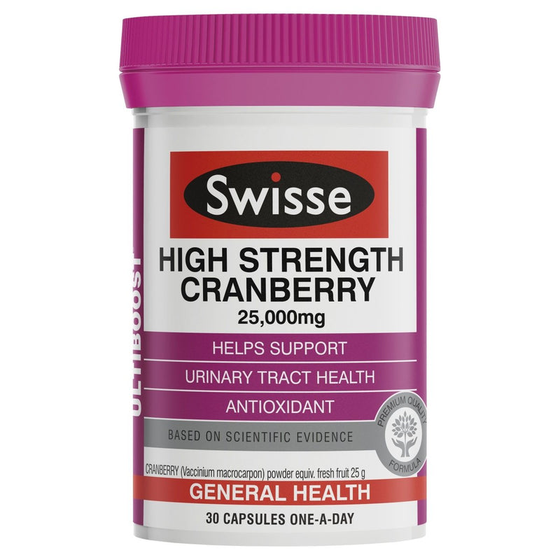 Swisse Ultiboost High Strength Cranberry 30 Capsules - Vital Pharmacy Supplies