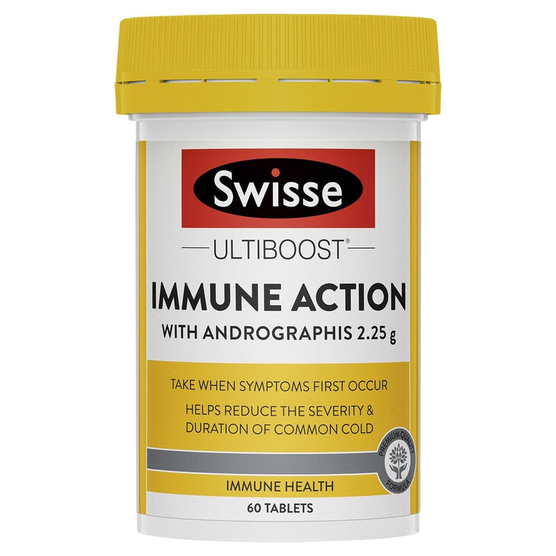 Swisse Ultiboost Immune Action 60 Tablets - Vital Pharmacy Supplies