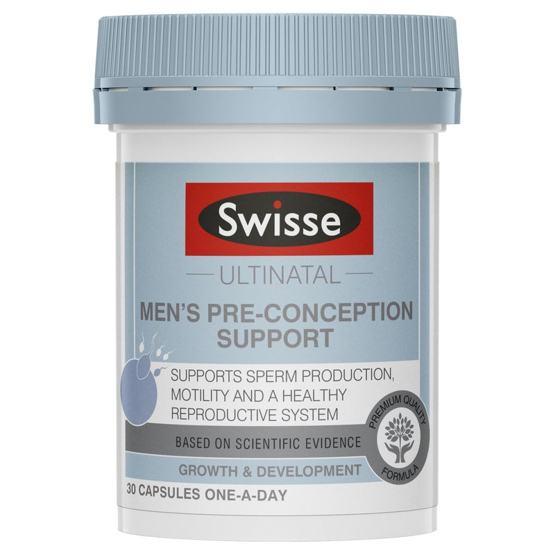 Swisse Ultinatal Men's Pre-Conception Support 30 Capsules - Vital Pharmacy Supplies