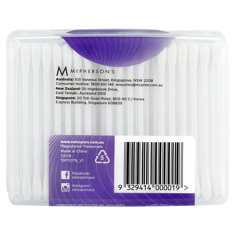Swisspers Cotton Tips 240 Pack - Vital Pharmacy Supplies