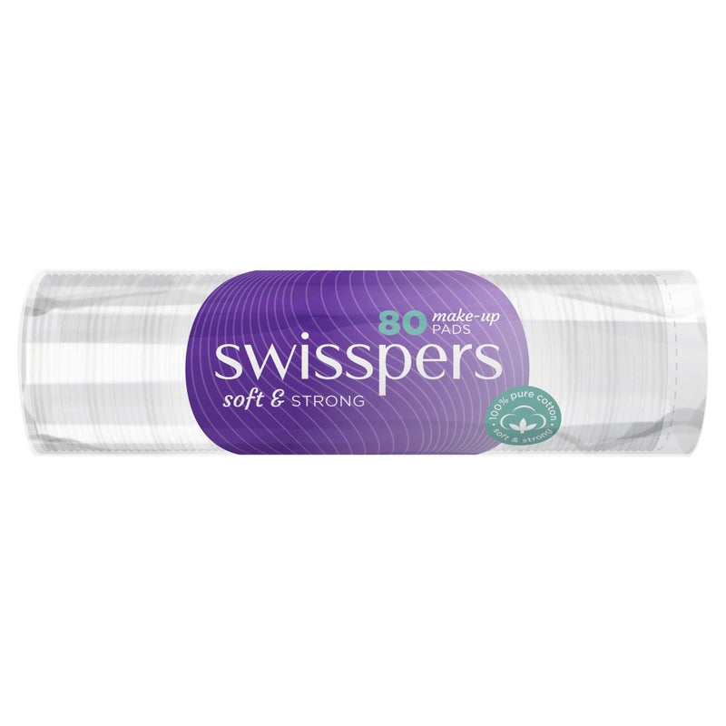 Swisspers Make-Up Pads 80 Pack - Vital Pharmacy Supplies