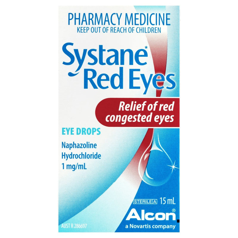 Systane Red Eyes Eye Drops 15mL - Vital Pharmacy Supplies