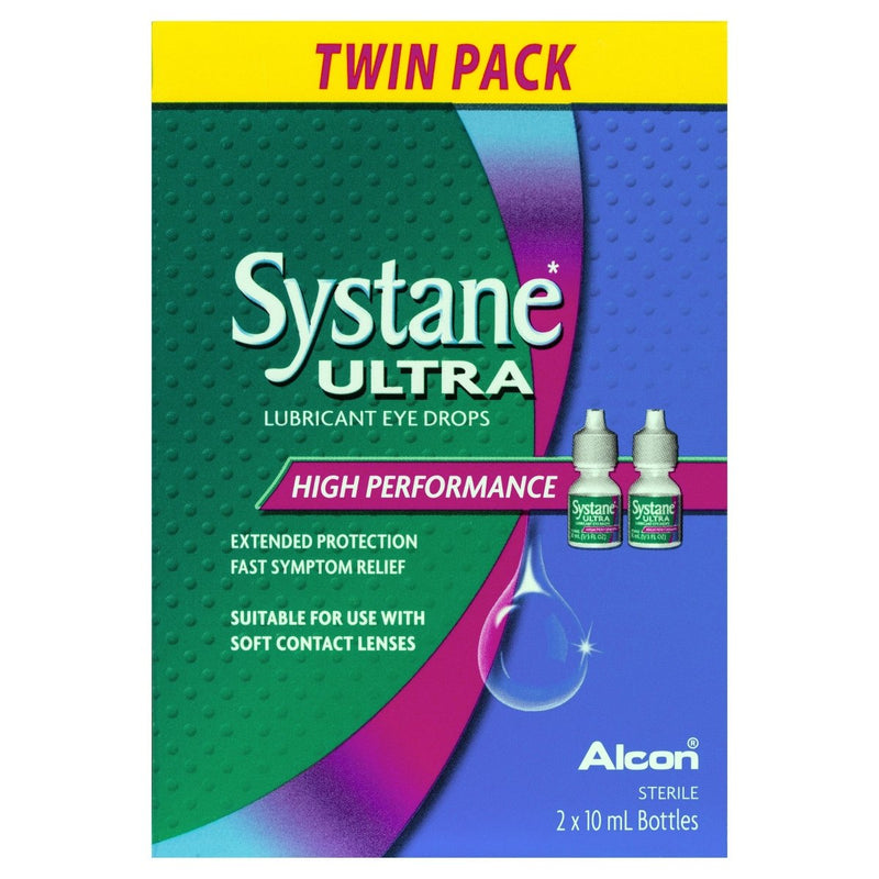 Systane Ultra High Performance Lubricant Eye Drops Twin Pack 2 x 10mL - Vital Pharmacy Supplies
