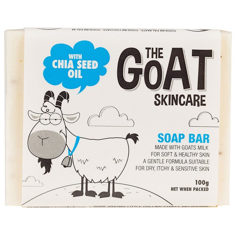 The Goat Skincare Soap Bar with Chia Seed 100g - Vital Pharmacy Supplies