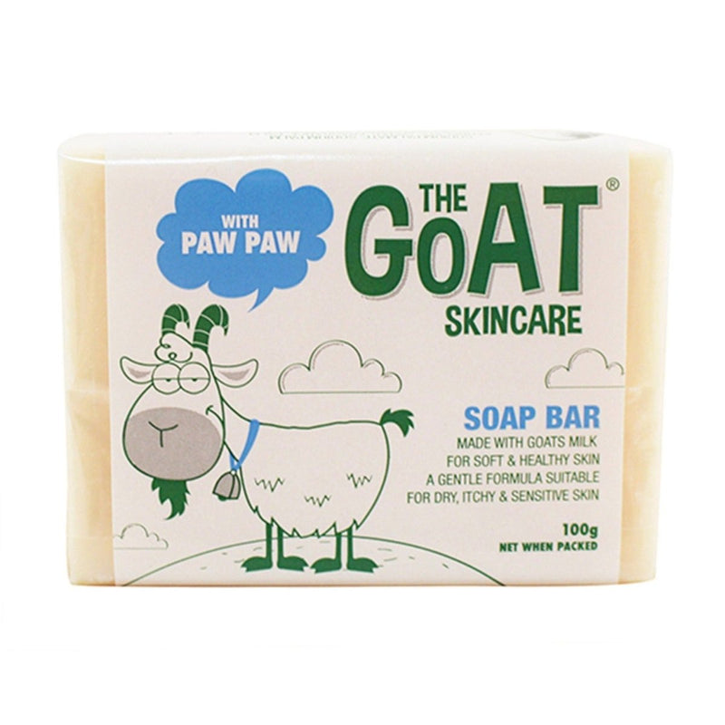 The Goat Skincare Soap Bar with Pawpaw 100g - Vital Pharmacy Supplies