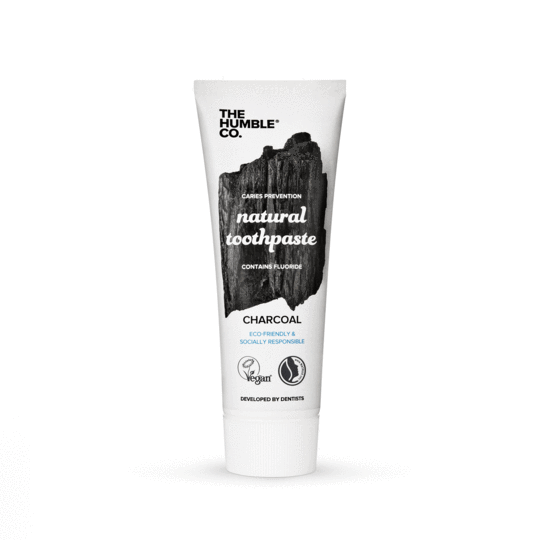 The Humble Co. Natural Toothpaste Charcoal 75mL - Vital Pharmacy Supplies