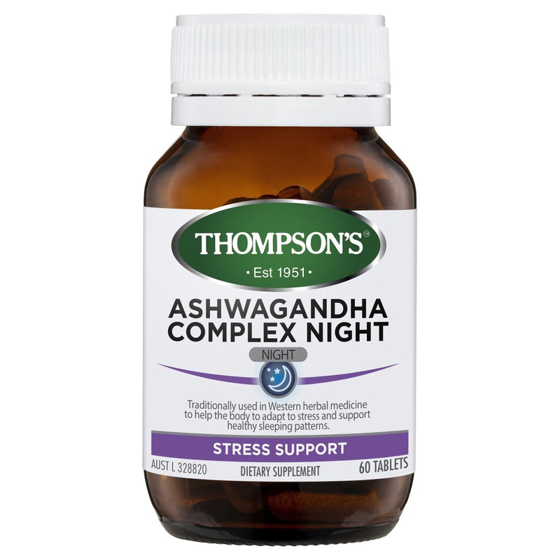 Thompson's Ashwagandha Complex Night 60 Tablets - Vital Pharmacy Supplies