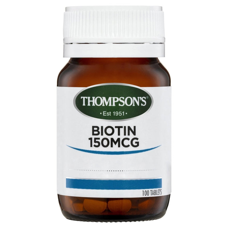 Thompson's Biotin 150mcg 100 Tablets - Vital Pharmacy Supplies