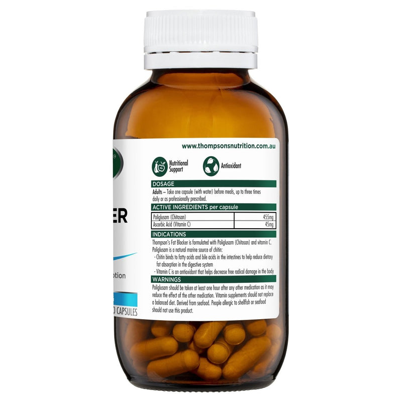 Thompson's Fat Blocker 120 Capsules - Vital Pharmacy Supplies