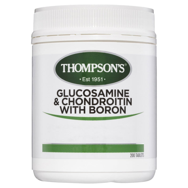Thompson's Glucosamine Chondroitin with Boron 200 Tablets - Vital Pharmacy Supplies