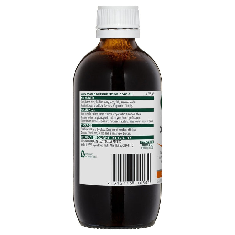 Thompson's Manuka Cough and Cold Relief 200mL - Vital Pharmacy Supplies