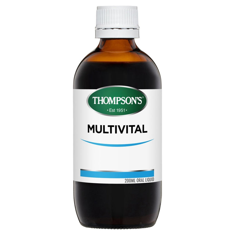 Thompson's Multivital Oral Liquid 200mL - Vital Pharmacy Supplies
