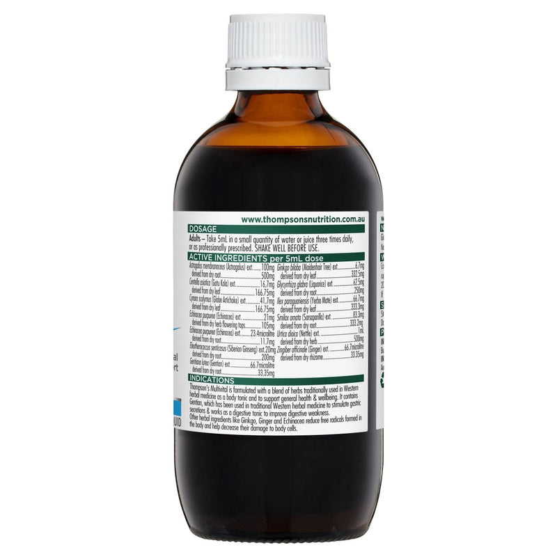 Thompson's Multivital Oral Liquid 375mL - Vital Pharmacy Supplies