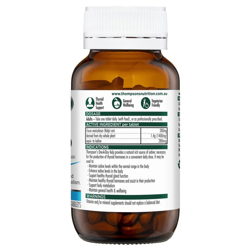 Thompson's One-A-Day Kelp 1400 120 Tablets - Vital Pharmacy Supplies