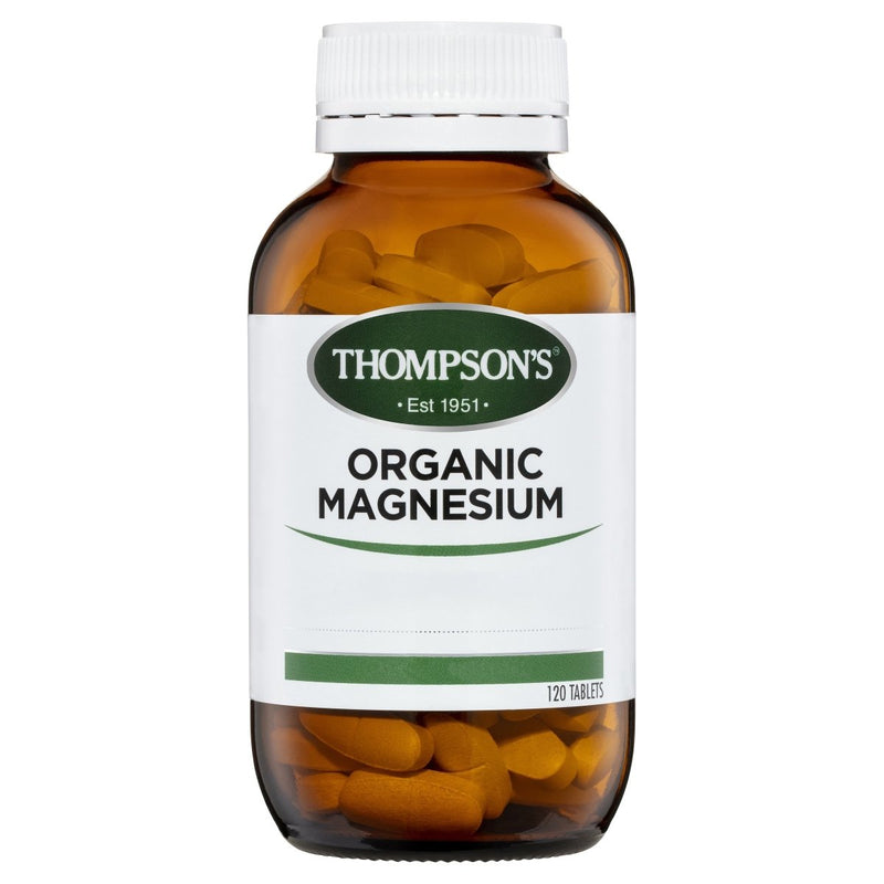 Thompson's Organic Magnesium 120 Tablets - Vital Pharmacy Supplies