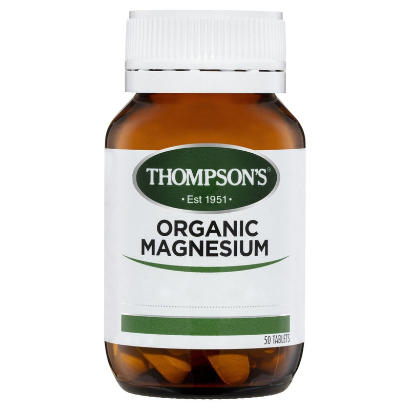 Thompson's Organic Magnesium 50 Tablets - Vital Pharmacy Supplies