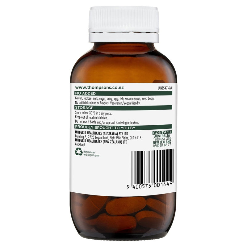 Thompson's Slippery Elm Bark Chewable 120 Tablets - Vital Pharmacy Supplies