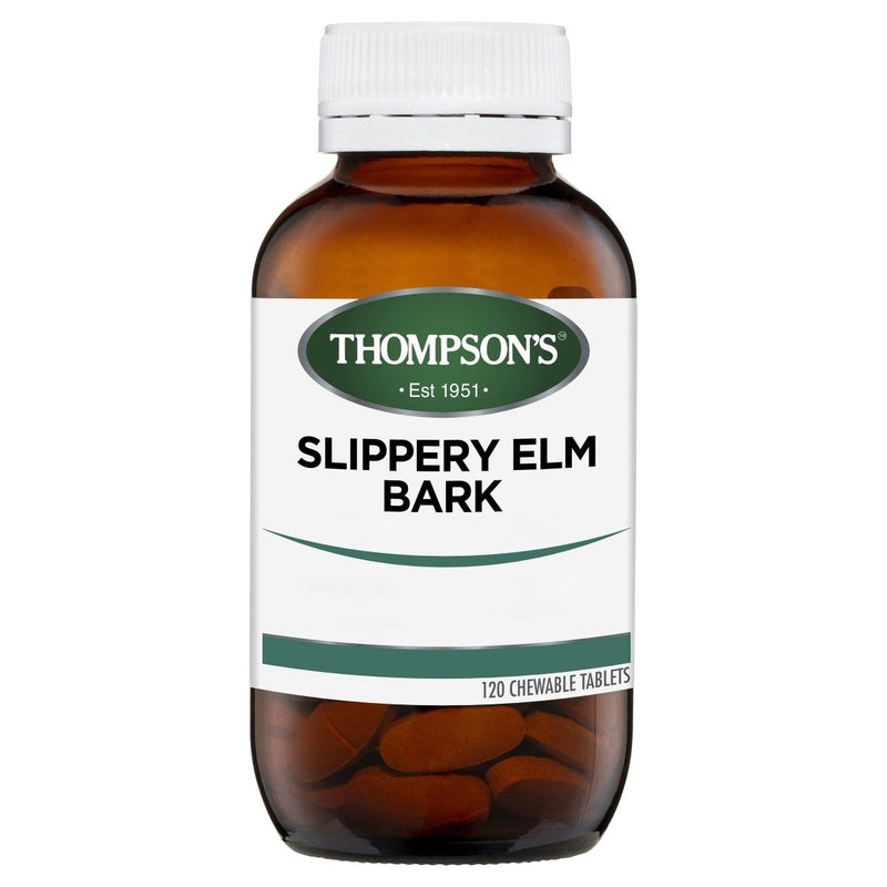 Thompson's Slippery Elm Bark Chewable 120 Tablets - Vital Pharmacy Supplies