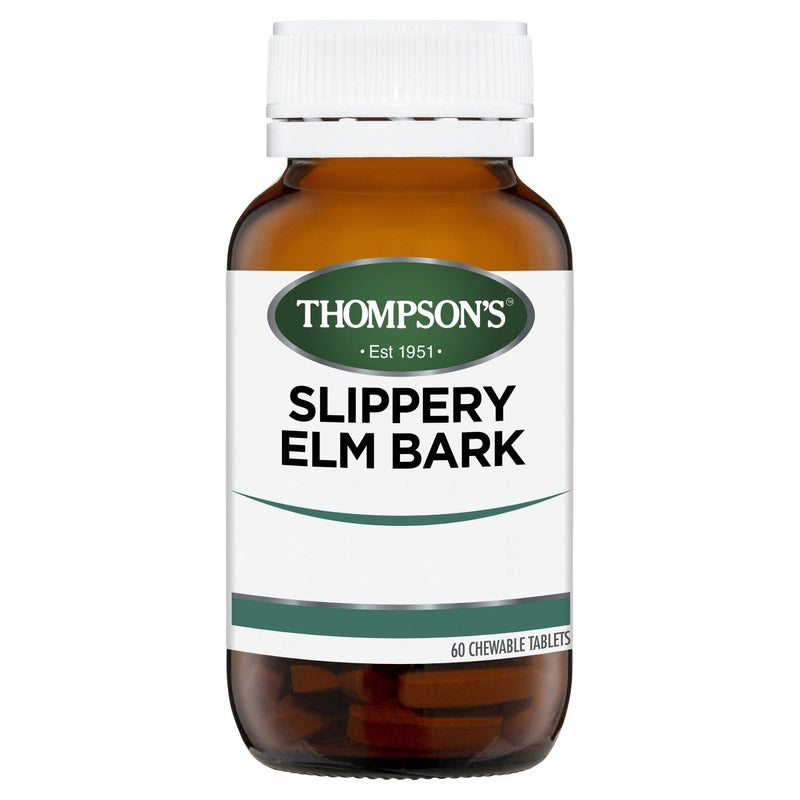 Thompson's Slippery Elm Bark Chewable 60 Tablets - Vital Pharmacy Supplies
