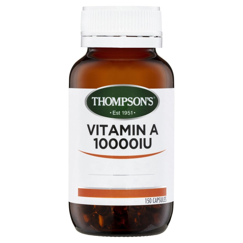 Thompson's Vitamin A 10000IU 150 Capsules - Vital Pharmacy Supplies