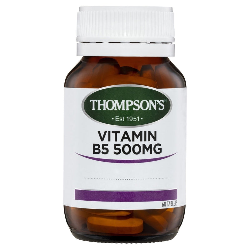 Thompson's Vitamin B5 500mg 60 Tablets - Vital Pharmacy Supplies