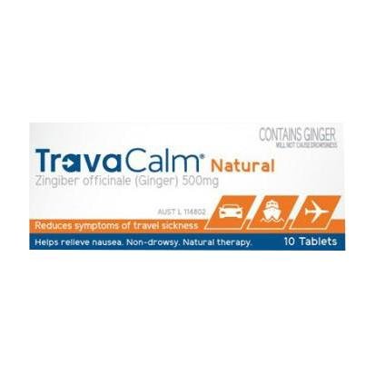 TravaCalm Natural 10 Tablets - Vital Pharmacy Supplies