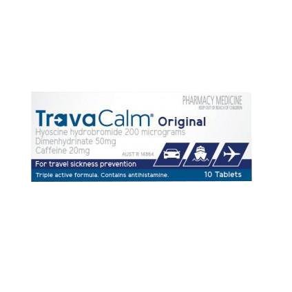 TravaCalm Original 10 Tablets - Vital Pharmacy Supplies