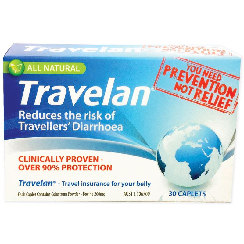 Travelan 30 Caplets - Vital Pharmacy Supplies