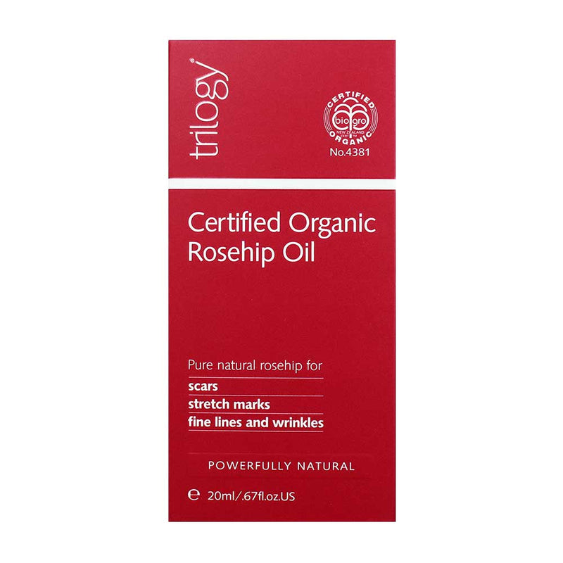 Trilogy Certified Organic Rosehip Oil 20mL - Vital Pharmacy Supplies