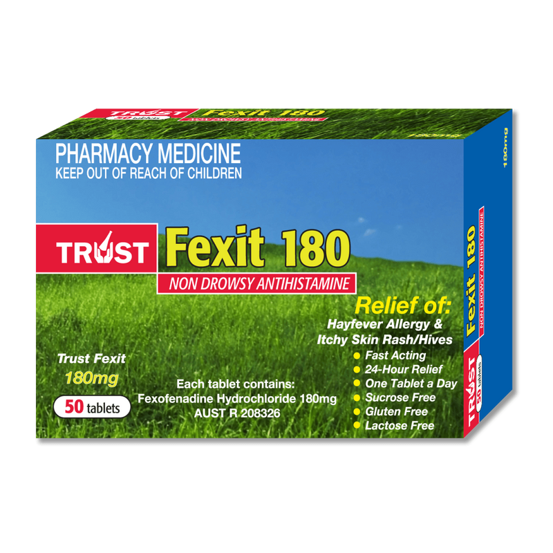 Trust Fexit 180mg 50 Tablets