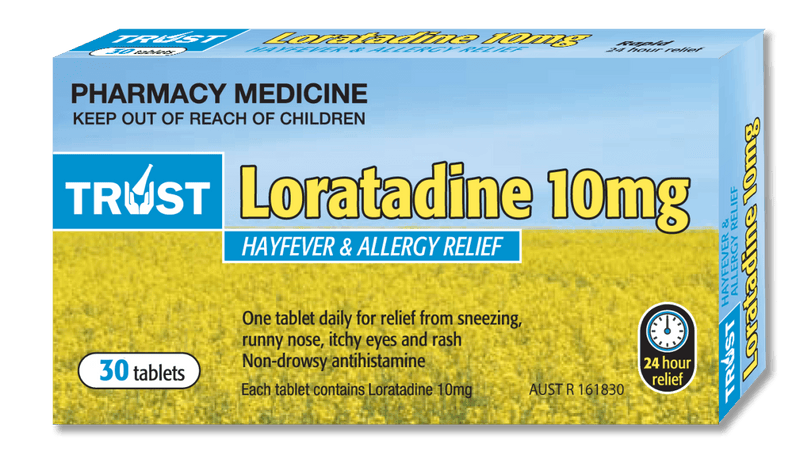 Trust Loratadine 10mg 30 Tablets - Vital Pharmacy Supplies