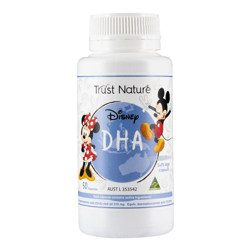 Trust Nature Disney DHA Soft Vege 50 Capsules - Vital Pharmacy Supplies