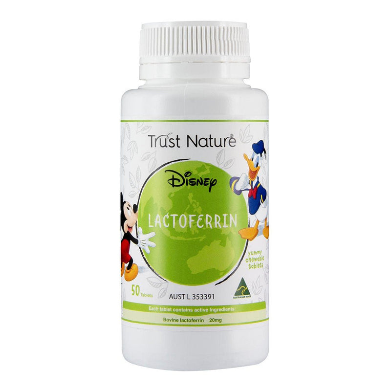 Trust Nature Disney Lactoferrin Chewable 50 Tablets - Vital Pharmacy Supplies