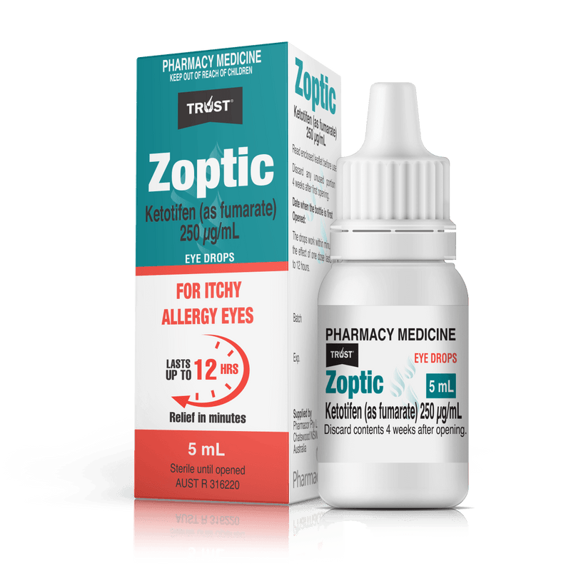 Trust Zoptic Eye Drops 5mL - Vital Pharmacy Supplies