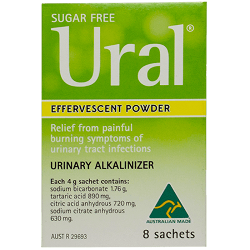 Ural Effervescent Powder 8 Sachets - Vital Pharmacy Supplies