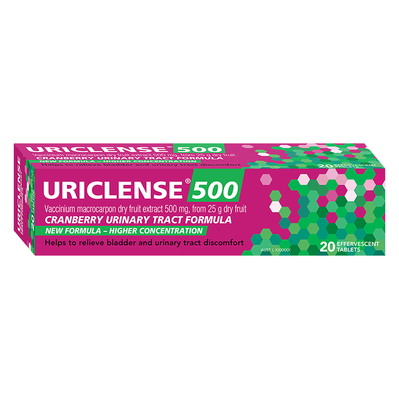 Uriclense Effervescent 500mg 20 Tablets