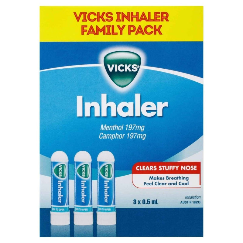 Vicks Inhaler Triple Pack - Vital Pharmacy Supplies
