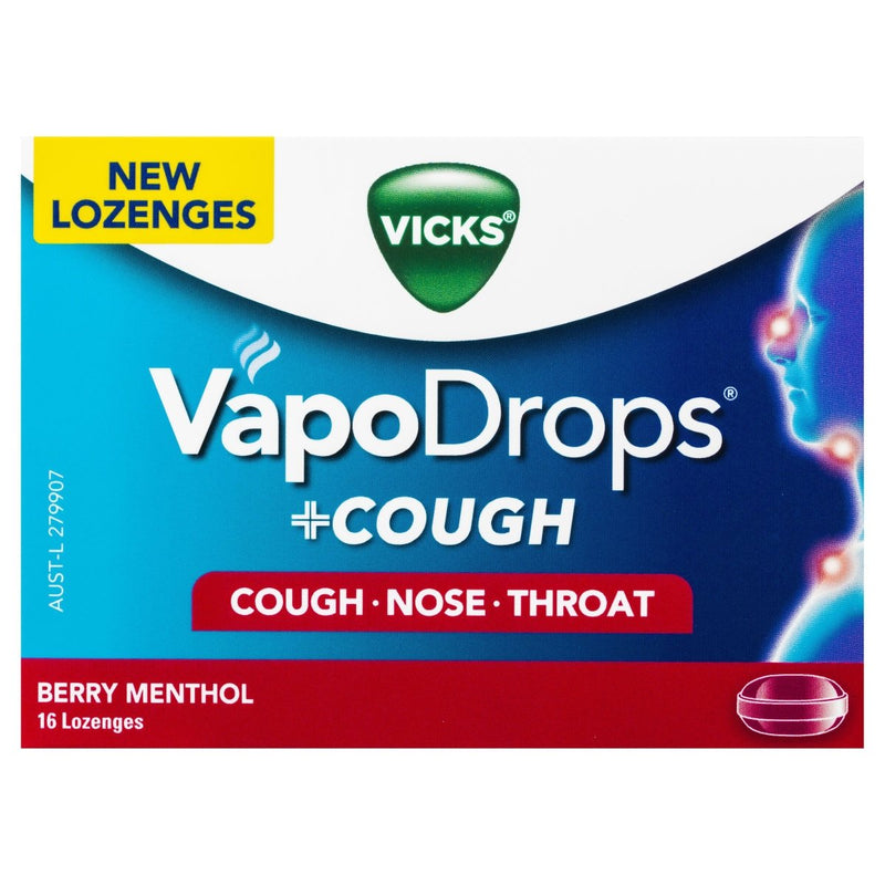 Vicks VapoDrops Cough Berry 16 Lozenges - Vital Pharmacy Supplies