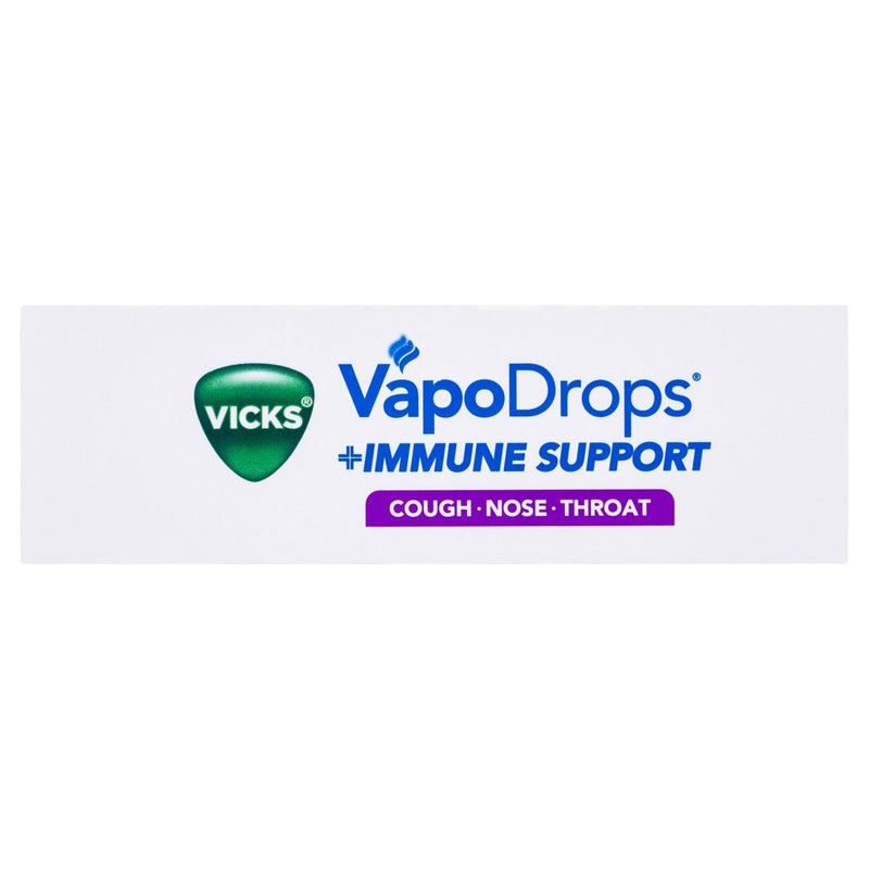 Vicks VapoDrops Immune Support Blackcurrant 36 Lozenges - Vital Pharmacy Supplies