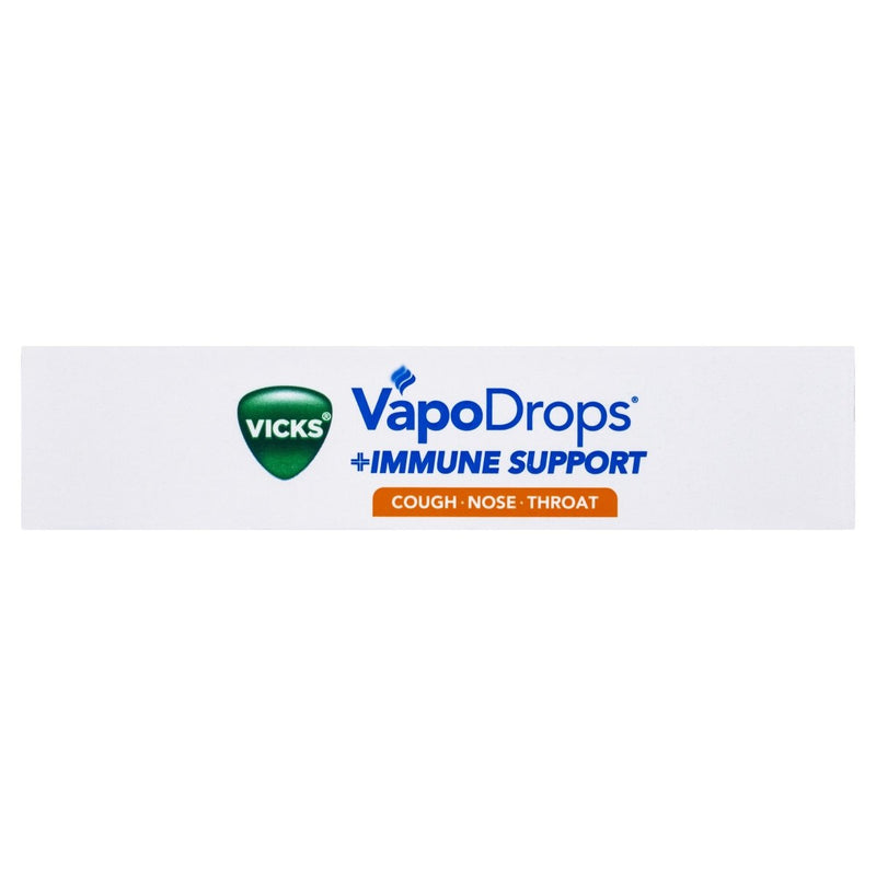 Vicks VapoDrops Immune Support Orange 16 Lozenges - Vital Pharmacy Supplies