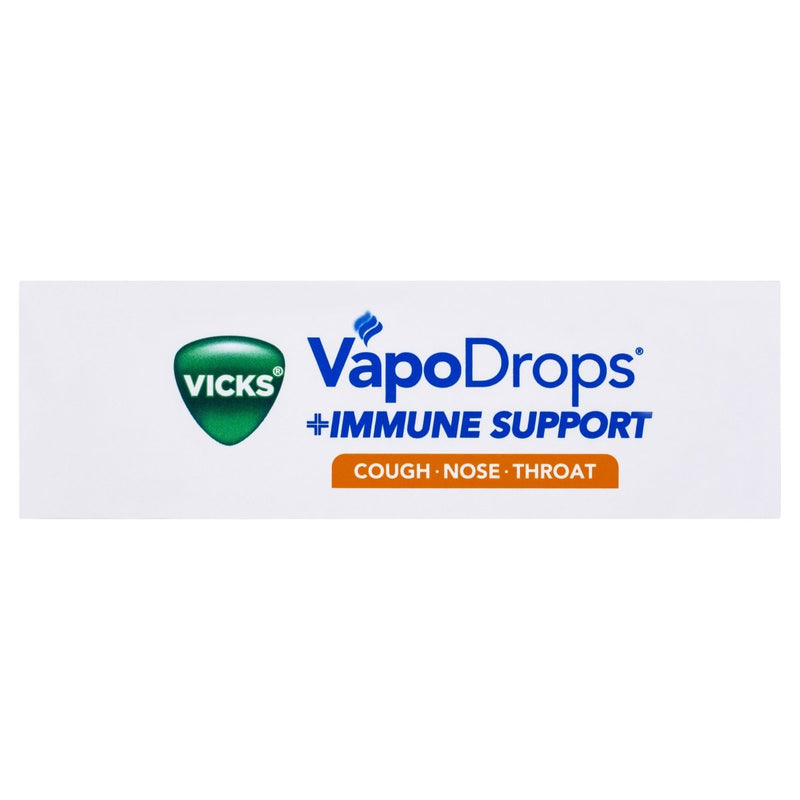Vicks VapoDrops Immune Support Orange 36 Lozenges - Vital Pharmacy Supplies