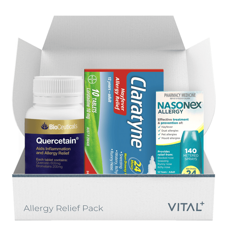 VITAL+ Allergy & Hayfever Relief Pack - Vital Pharmacy Supplies
